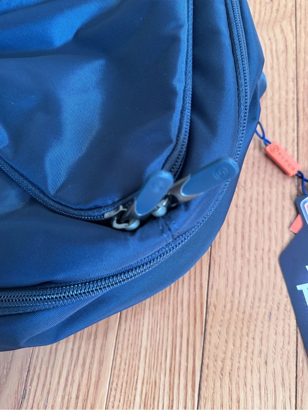 Stitch Men's Navy Travel Backpack with Organized Compartments